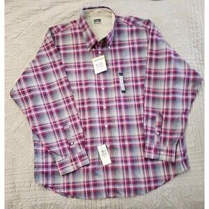 NEW WITH TAGS!!! Haggar Forever 100% Cotton Long Sleeve Men's  2 XL